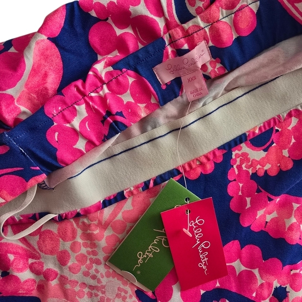 NWT Lilly Pulitzer Laurana Mocean Pink and Blue Floral Dress - Picture 3 of 4